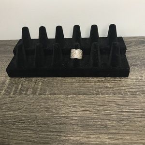 Effy 925 Silver Diamond Ring